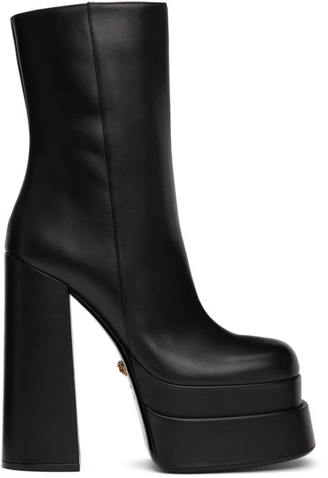 versace leather prices|Versace leather boots.